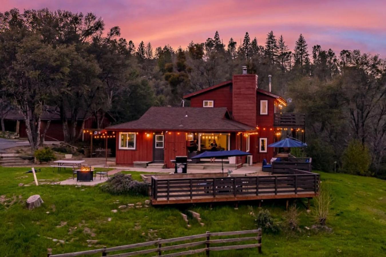 Sierra Vista Lookout Lodge With Creek, Waterfall And Waterholes, Minutes From Bass Lake And Yosemite South Gate North Fork Εξωτερικό φωτογραφία